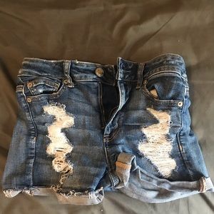 AEO high rise shorts